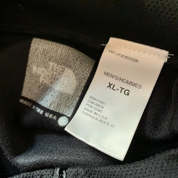 THE NORTH FACE BLACK MENS SWEATER SIZE XL 100% POLYESTER - Picture 8 of 8